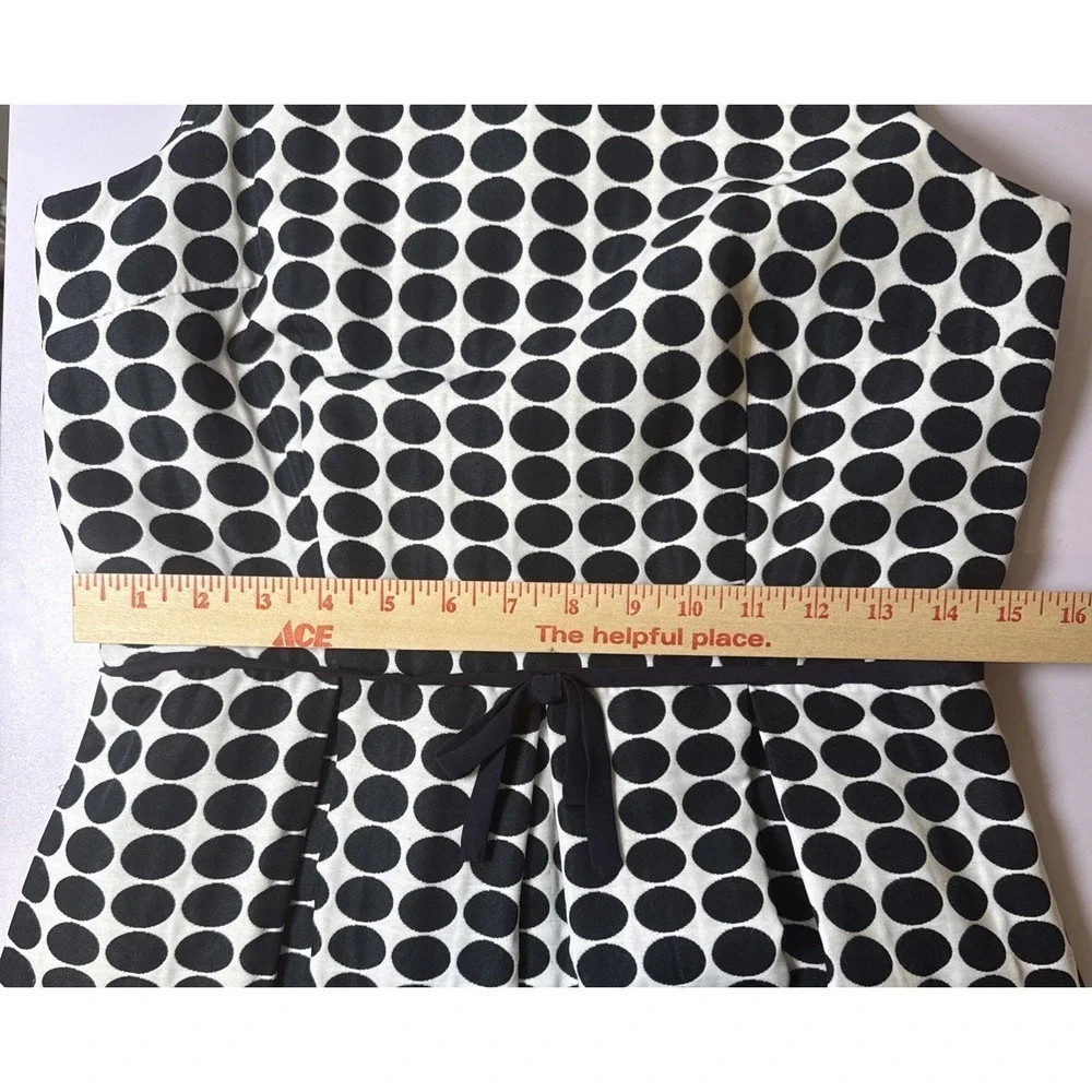 Taylor Women's Black/White Dress Size 6 Cocktail Wedding Guest Bow - Picture 5 of 11